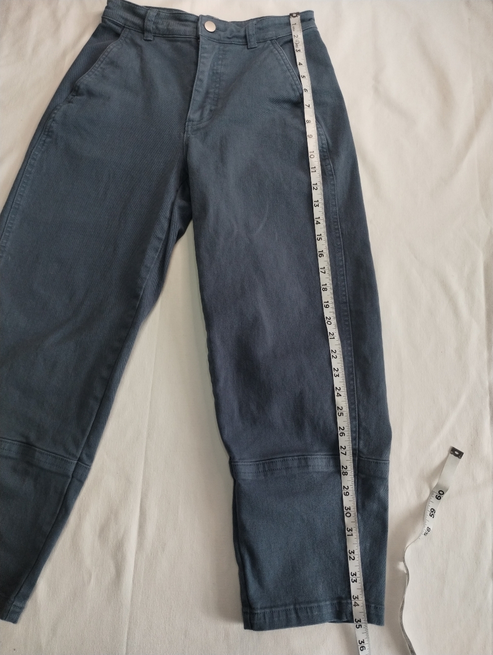 Everlane Women's Slate Blue Chinos Size (2) - Picture 3 of 11